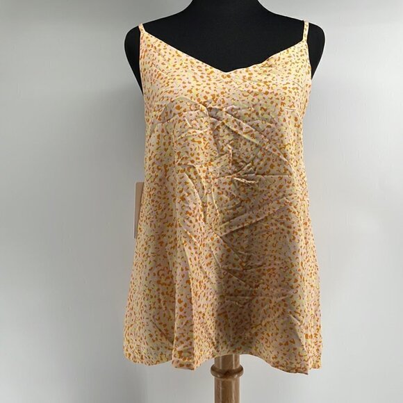 SELECTED Femme NWT Slfjalina strappy tank top keyhole back in pink chalk sz 6 - Picture 4 of 9